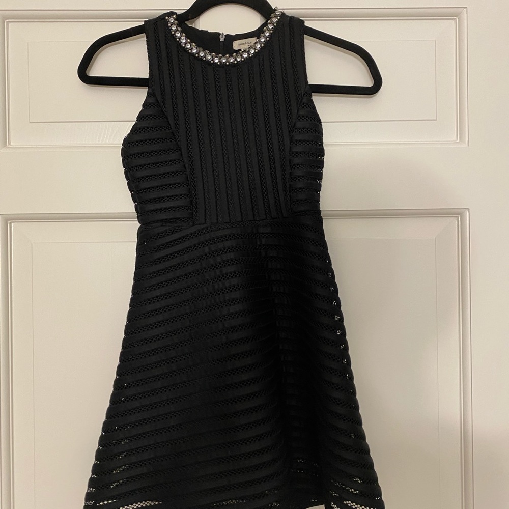 Girls monteau brand black dress